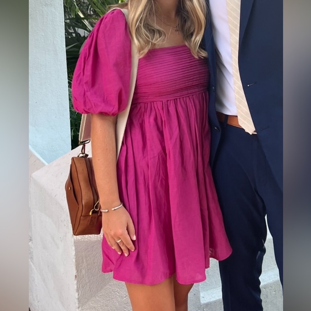 Abercrombie Emerson Puff Sleeve Dress